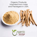 Organic Way Premium Ashwagandha Root Powder (Withania somnifera)