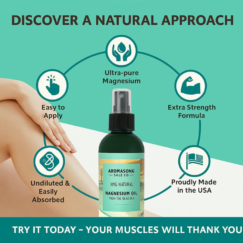 Aromasong Extra Strength Ultra-Pure Magnesium Spray