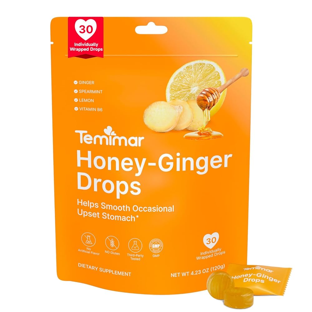 Temimar Ginger Candy for Nausea Relief