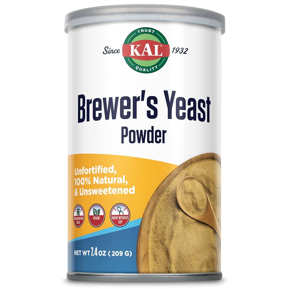KAL Brewers Yeast Powder Unfortified - 7.4 oz