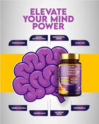 AJS Alpha GPC Nootropic Brain Supplement 90CT