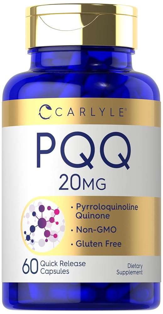 Carlyle PQQ Supplement 20 mg - 60 Capsules