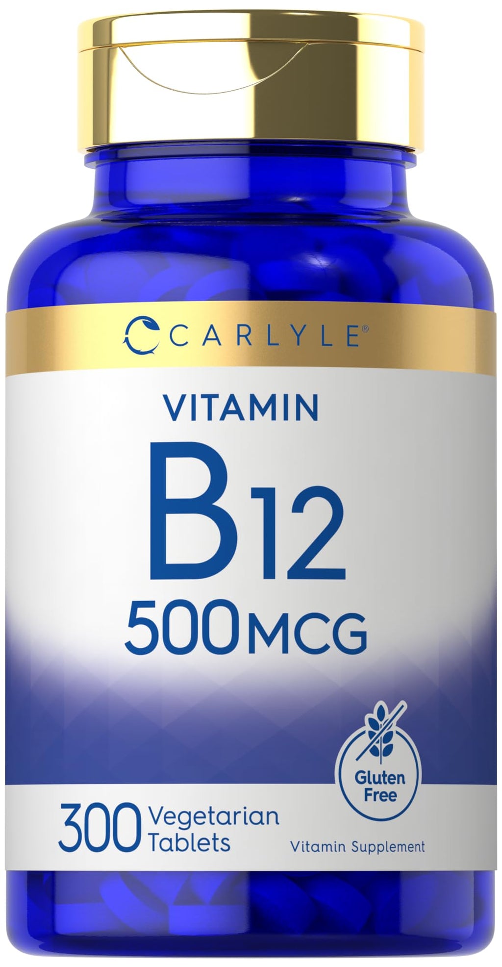 Carlyle Vitamin B-12 500mcg - 300 Tablets