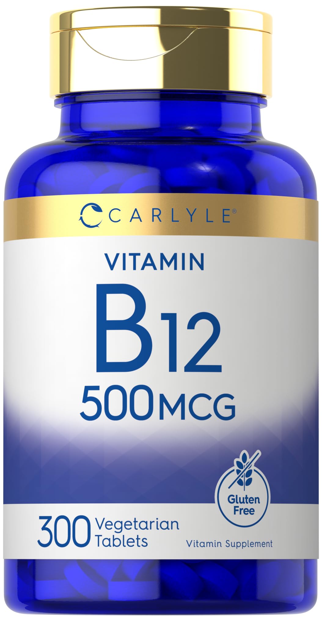 Carlyle Vitamin B-12 500mcg - 300 Tablets