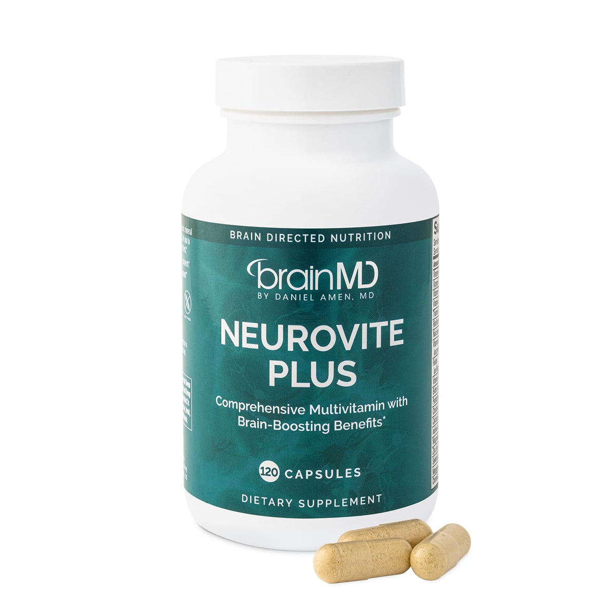 BrainMD NeuroVite Plus Multivitamin & Mineral Supplement - 120 Capsules