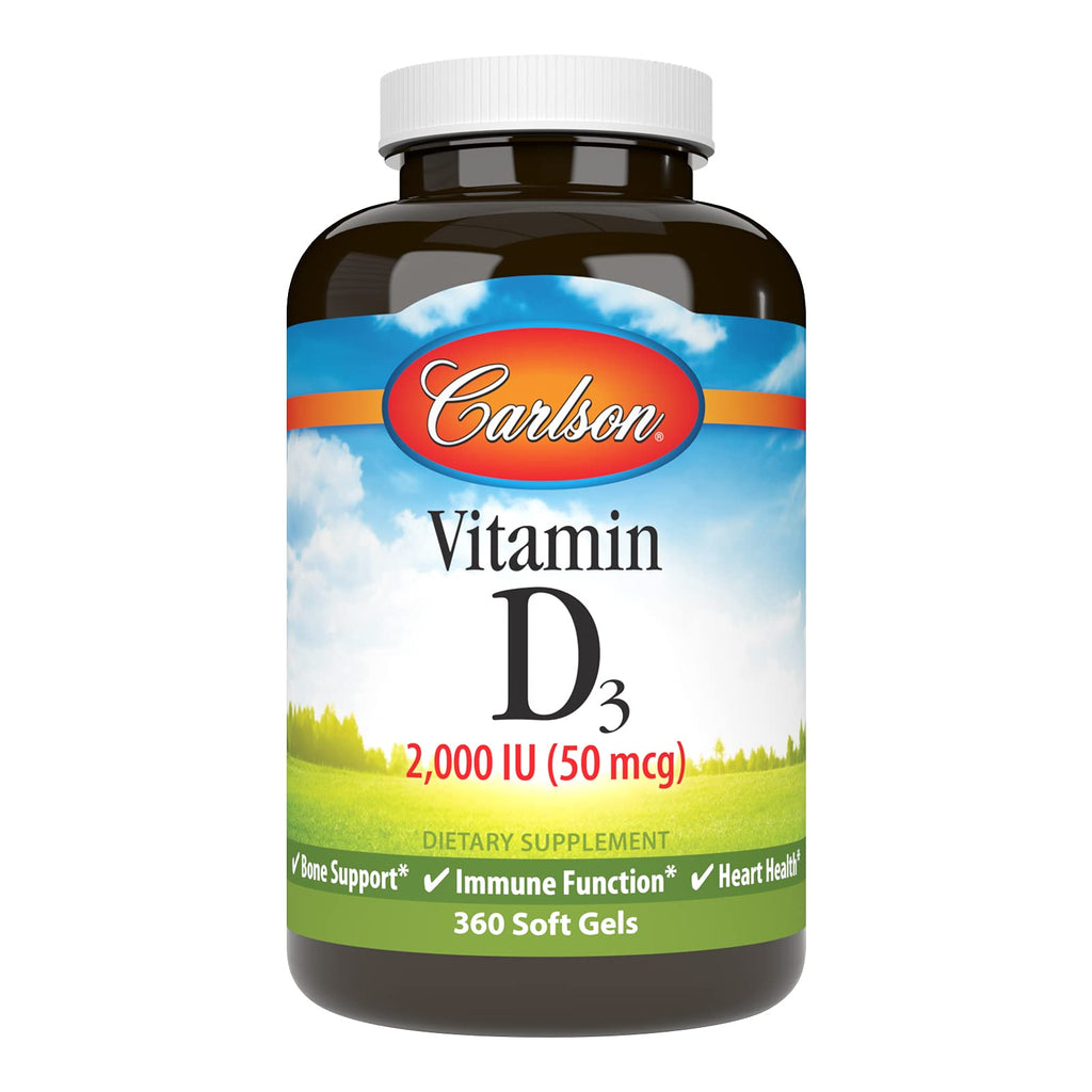Carlson Vitamin D3 2000 IU Bone Health - 360 Softgels