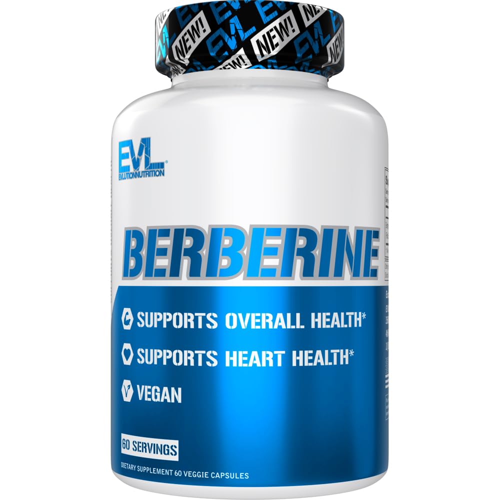 Evlution Berberine 500mg Vegan Capsules - 60 Servings