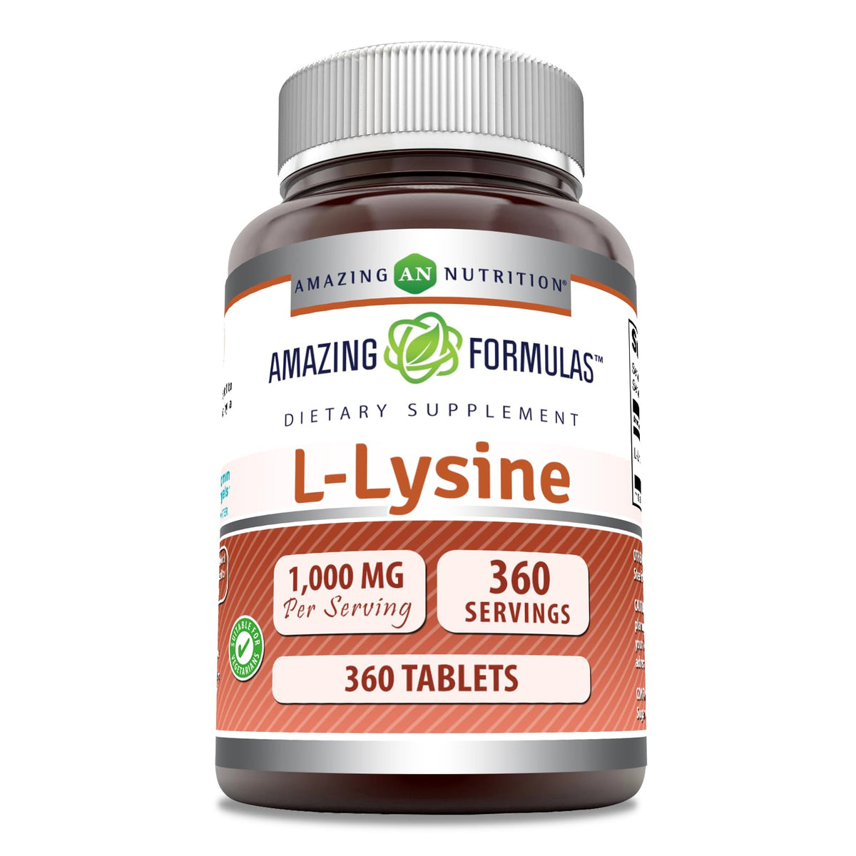 Amazing Nutrition L-Lysine 1000 mg - 360 Tablets