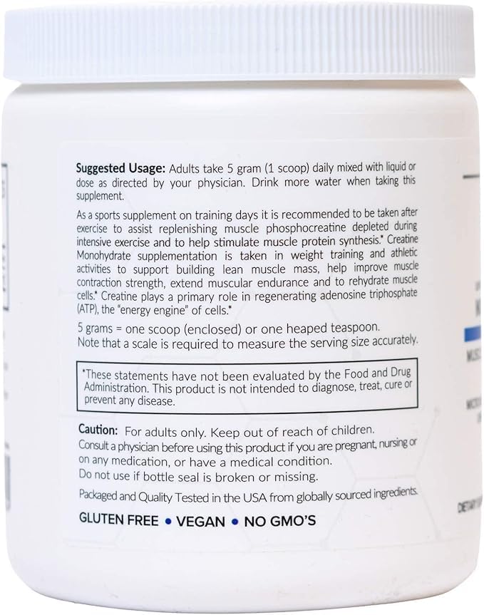 Generic Pro Basics Micronized Creatine Monohydrate Powder - 60 Servings - image 6