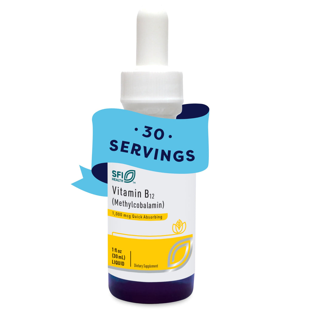 SFI Health Vitamin B12 Liquid Drops Methylcobalamin 1mg - 30ml