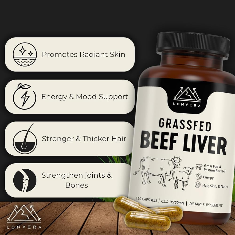 Lonvera Grass Fed Beef Liver Supplement