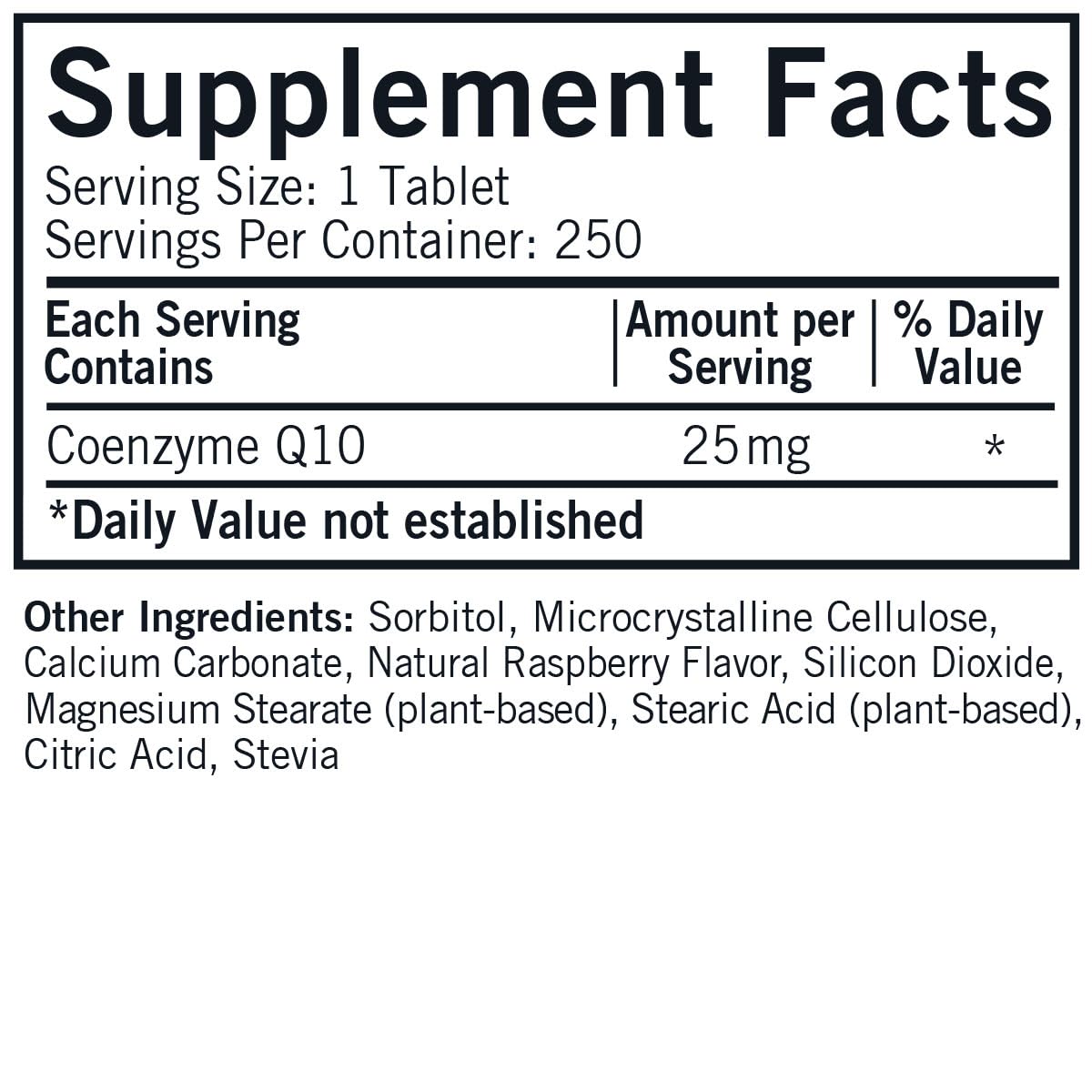 Kirkman CoQ10 Kids Chewable 25 mg - 250 Tablets - image 2