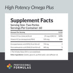 Professional Formulas Omega Plus – 720 mg EPA & 480 mg DHA - 120 Softgels - image 3
