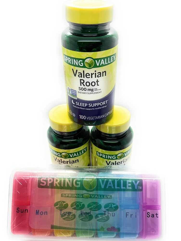VicVan Spring Valley Valerian Root Sleep Aid 500 mg - 300 Capsules