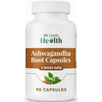 ME GUSTA HEALTH Ashwagandha Root Powder 1300mg - 90 Capsules