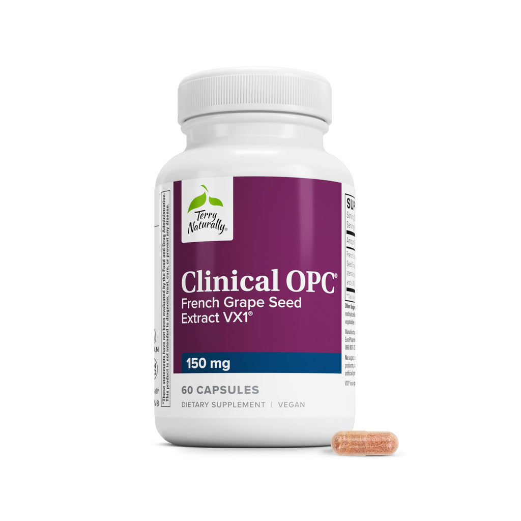 Terry Naturally Clinical OPC Antioxidant French Grape 150 mg - 60 Capsules