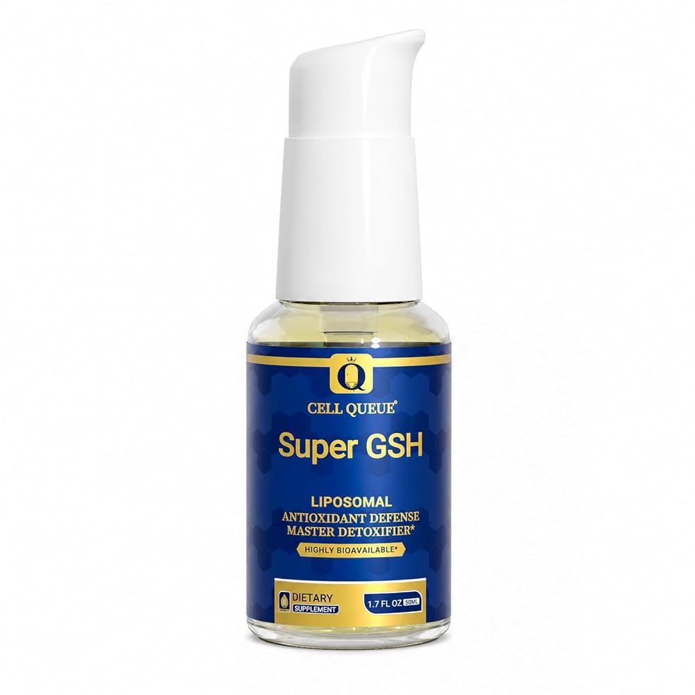 Cellqueue Liposomal Glutathione Liquid Antioxidant - 1.7 fl oz