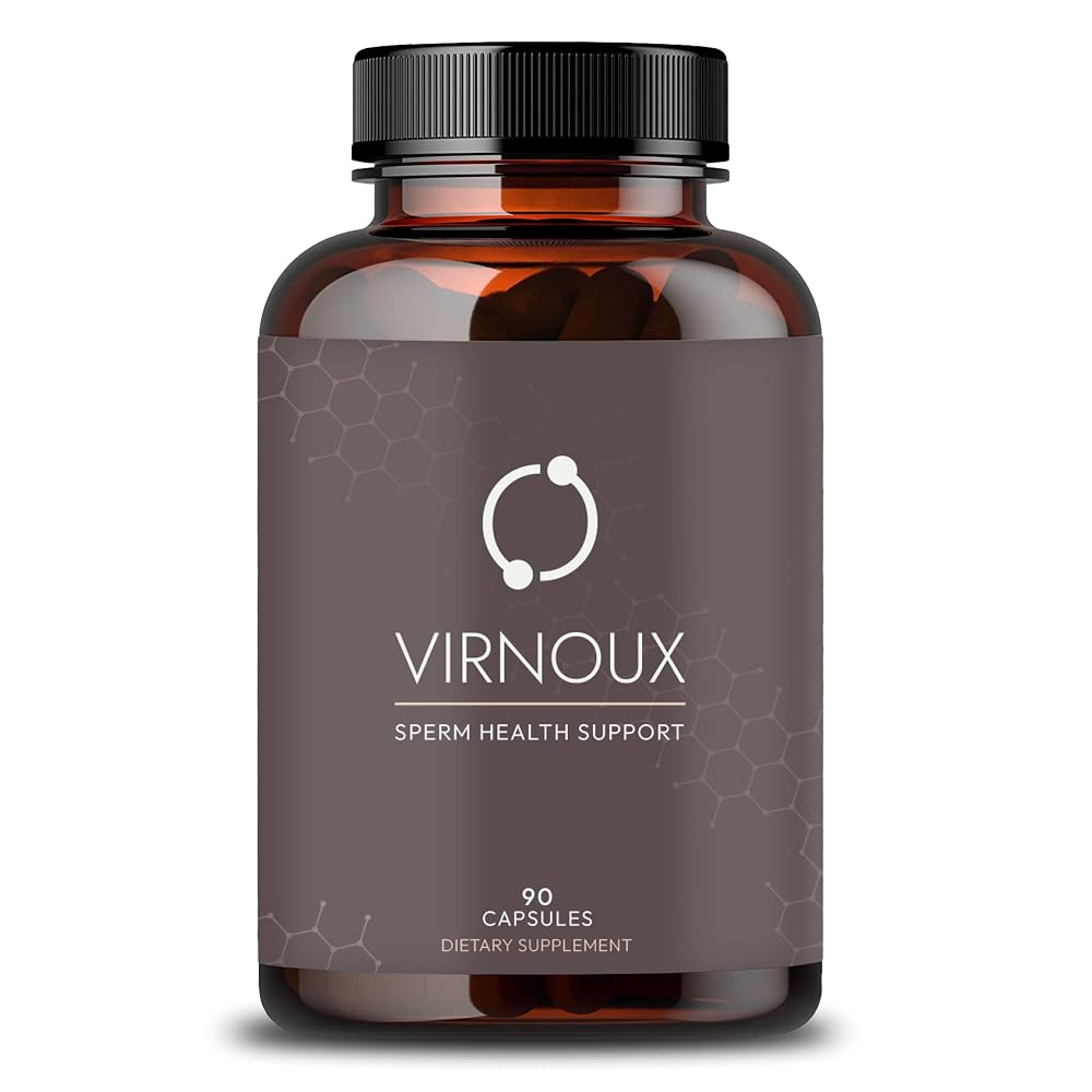 Virnoux Male Fertility Supplement for Sperm Count & Motility - 90 Capsules