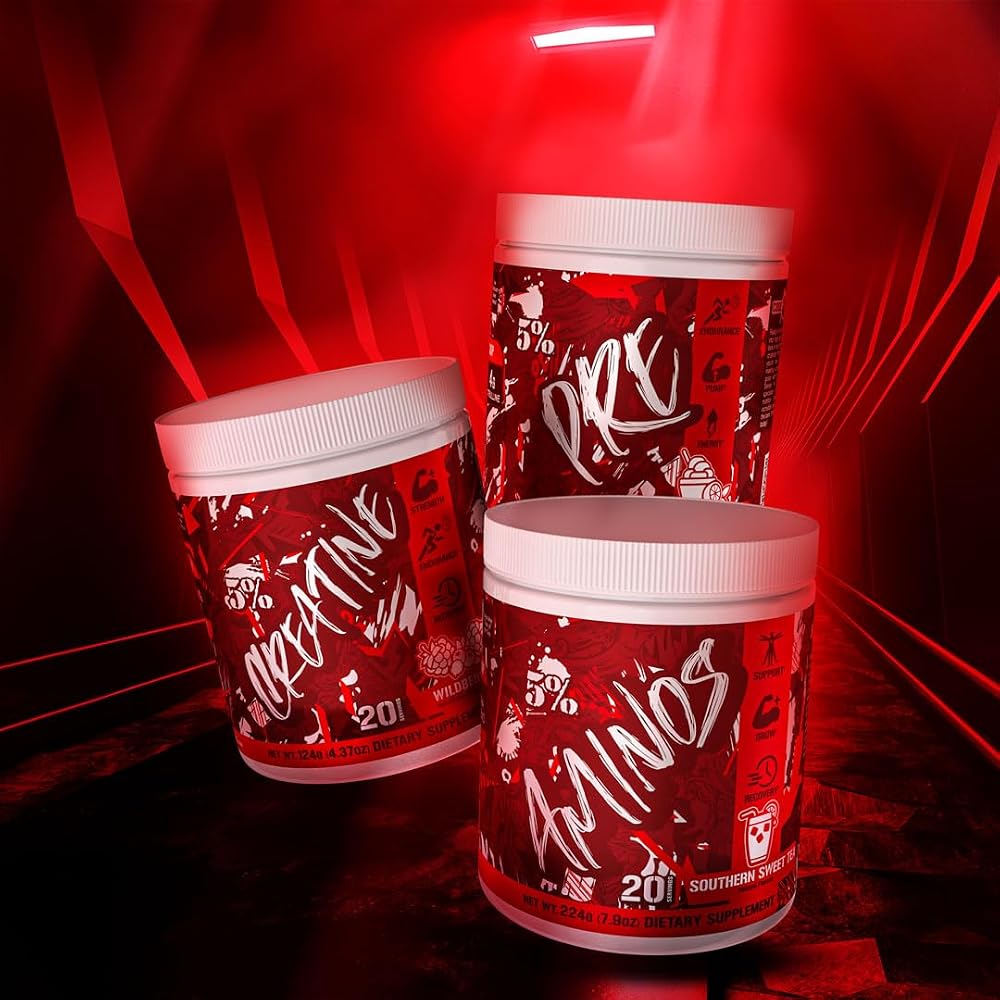 5% Nutrition Code Red Pre-Workout Powder Fruit Punch - 6.66 oz - image 9