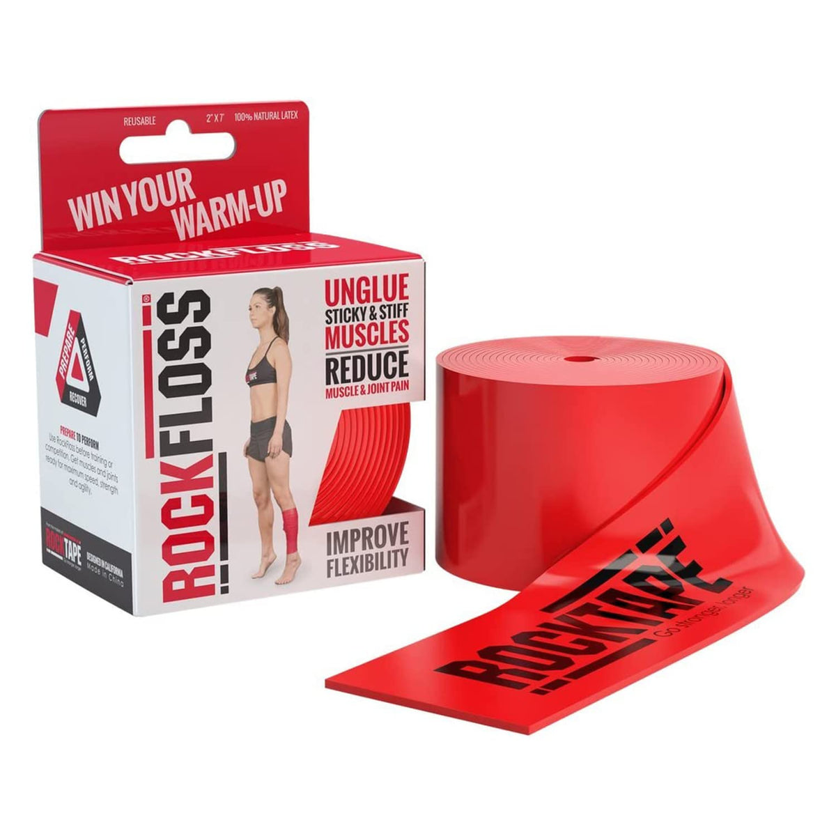 RockTape RockFloss 2" Compression Mobility Band - Red