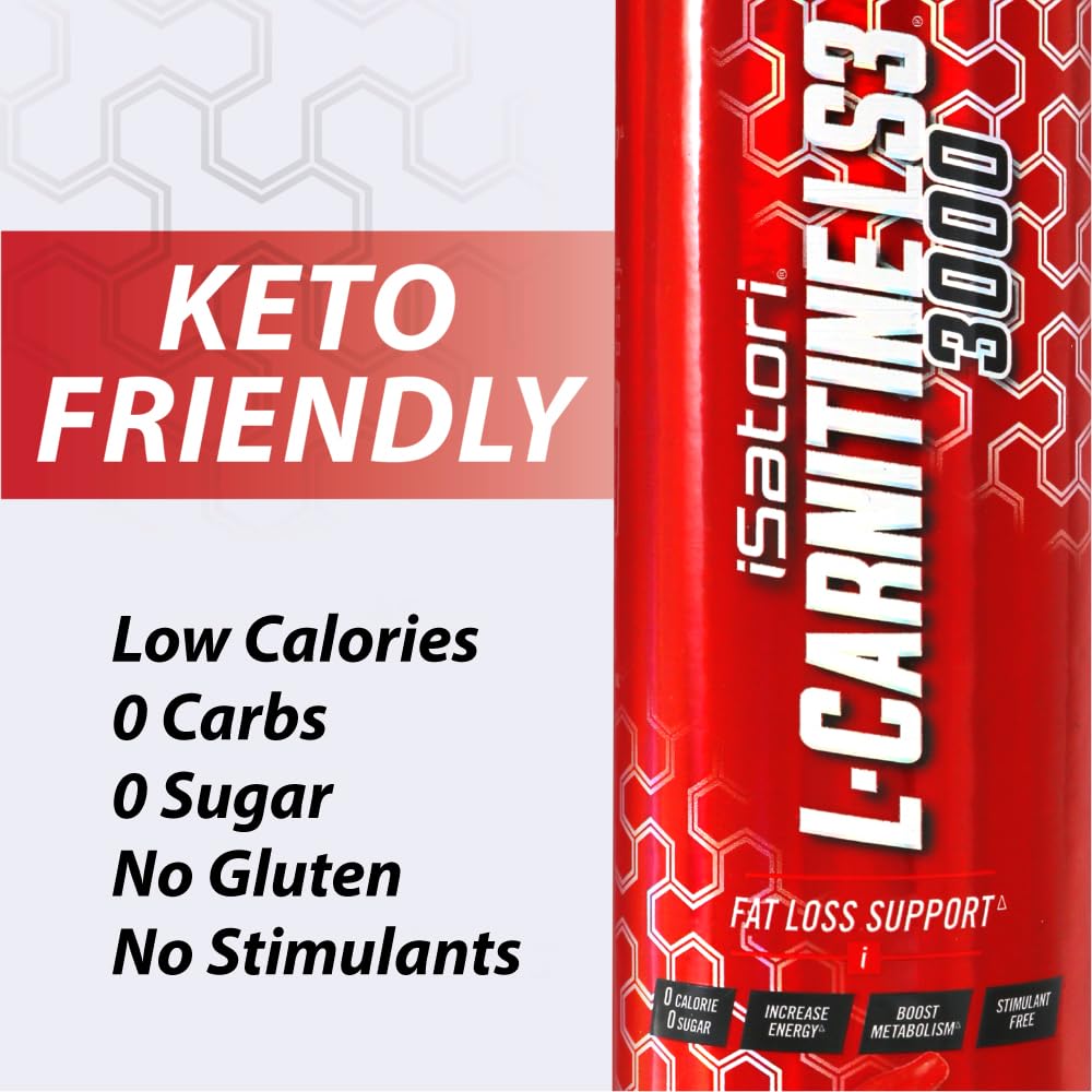iSatori L-Carnitine LS3 3000 - Boost Energy & Metabolism
