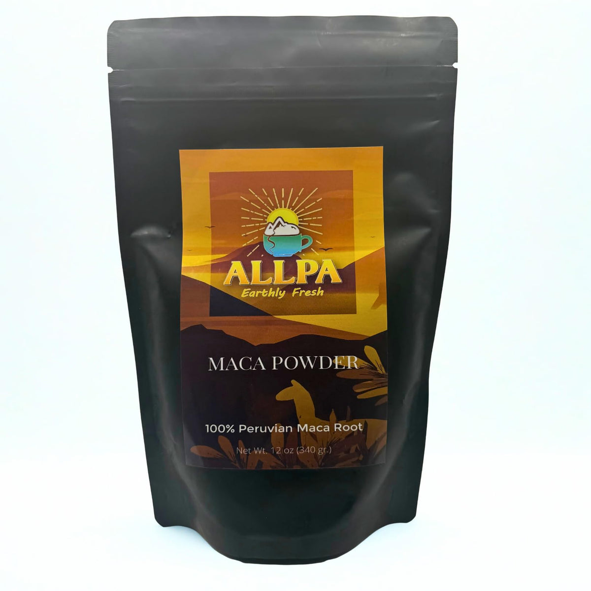 ALLPA Peruvian Gelatinized Yellow Maca Powder - 12 oz