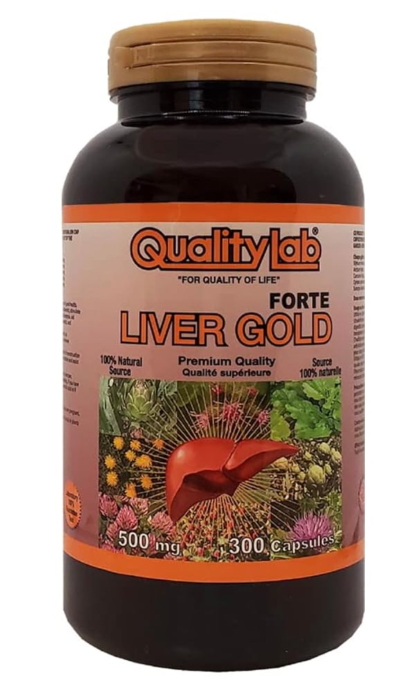 Quality Lab Liver Gold Forte Liver Extract - 300 Capsules - image 2