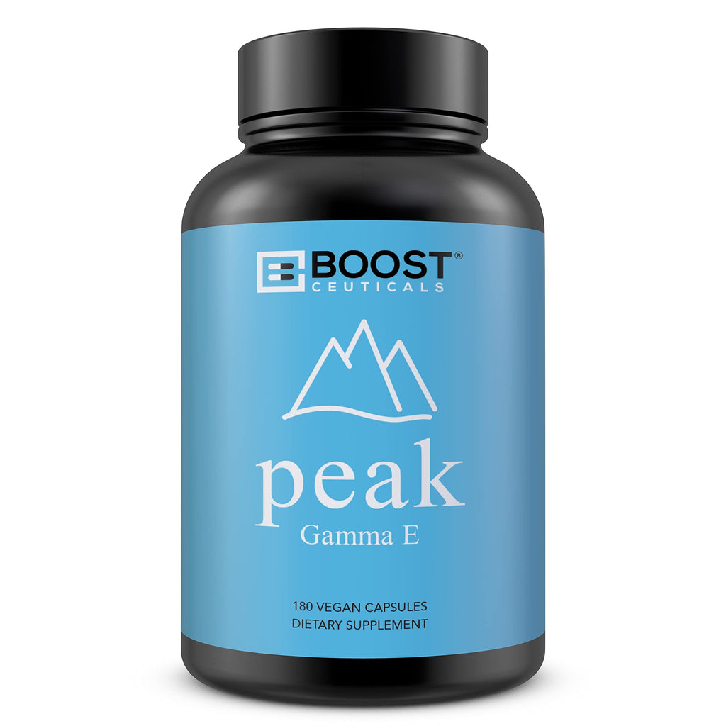 BoostCeuticals Gamma E Vitamin E Supplement 180mg Mixed Tocopherols