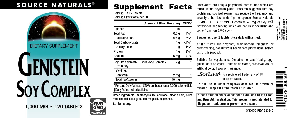 Source Naturals Genistein Soy Comple