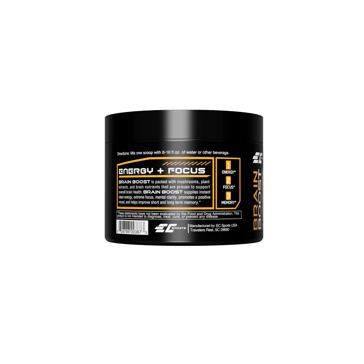 EC Sports Brain Boost Nootropic + Energy