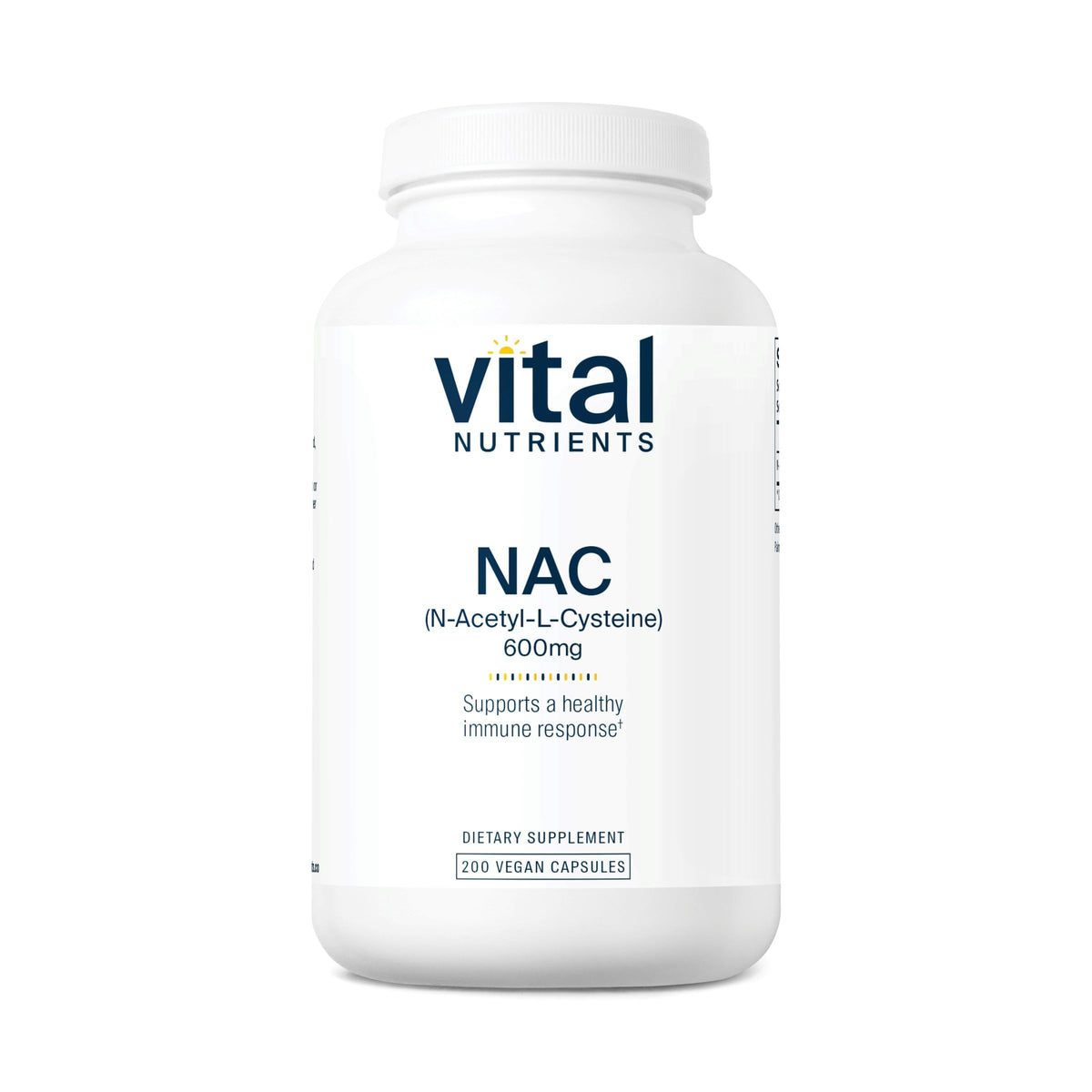 Vital Nutrients NAC 600mg - 200 Capsules