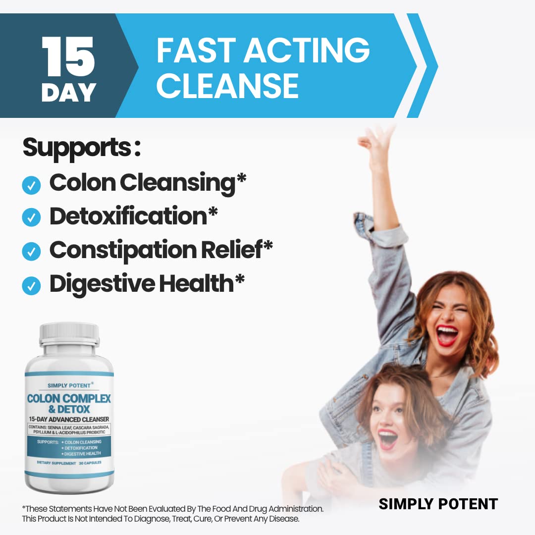 Simply Potent Natural Colon Cleanse - 60 Capsules - image 5