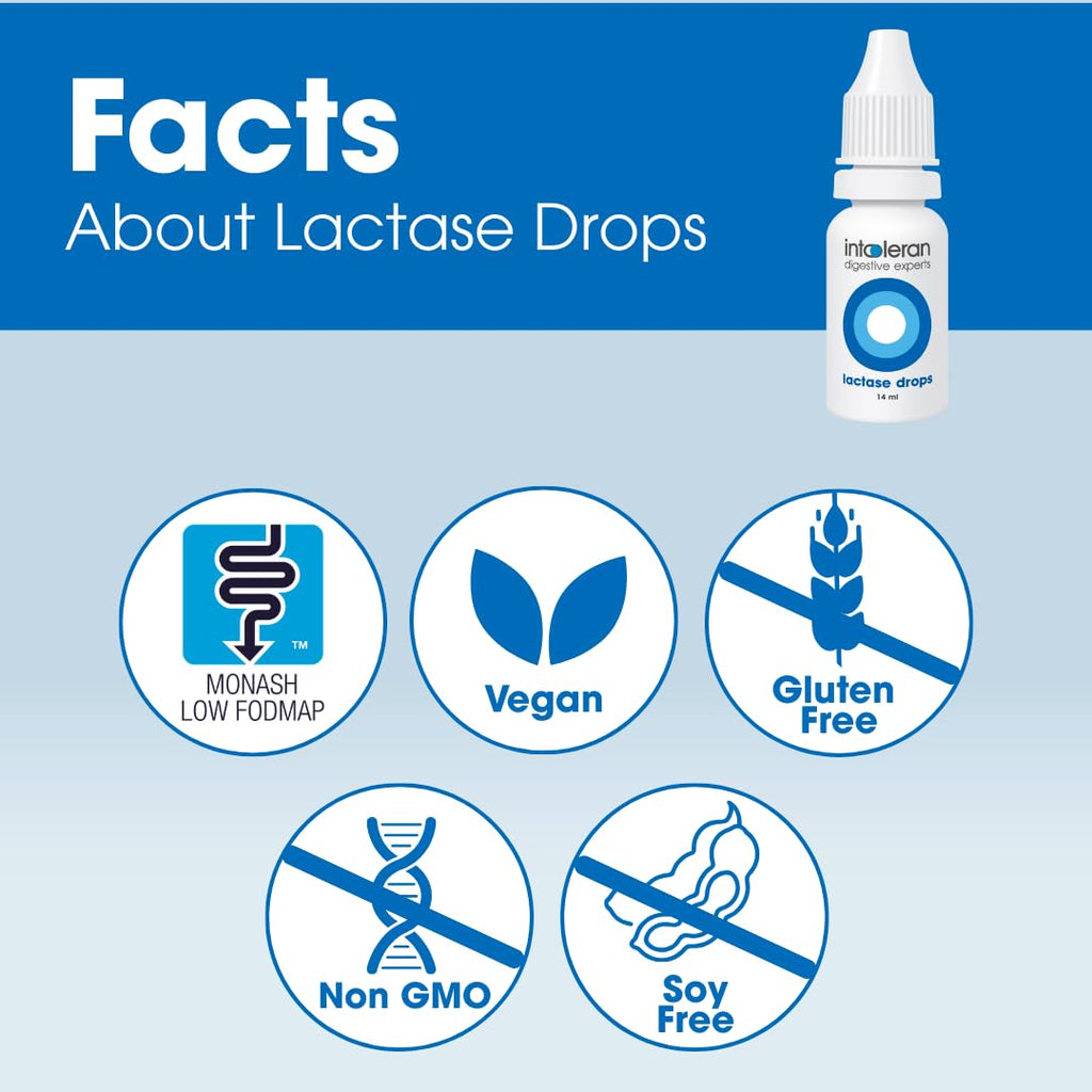 Intoleran Lactase Digestive Enzyme Drops - 14ml - image 4