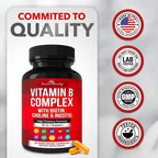 Divine Bounty Vitamin B Complex All B Vitamins - 90 Capsules - image 7