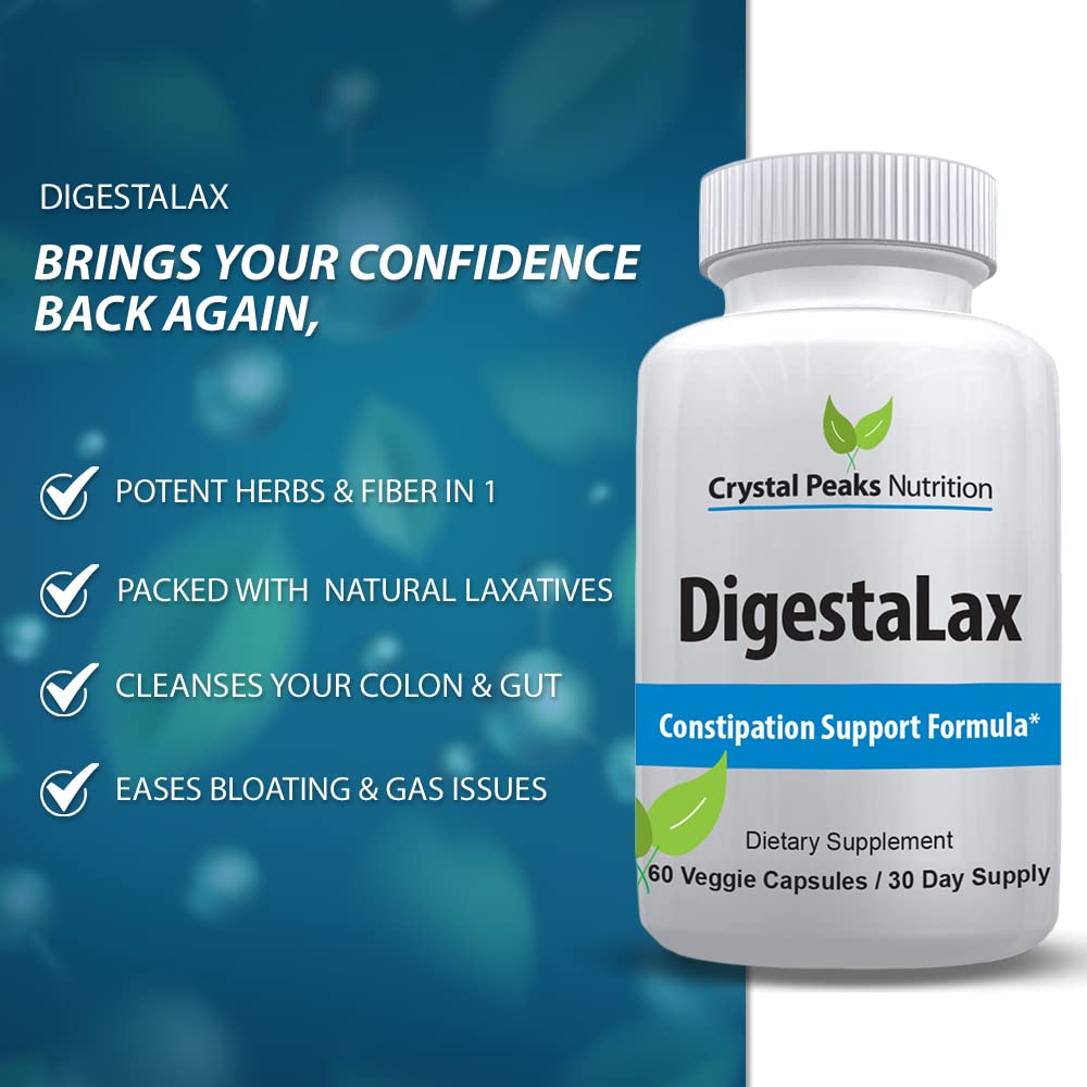 Crystal Peaks Nutrition DigestaLax Digestive Support - 60 Vegetarian Capsules - image 3