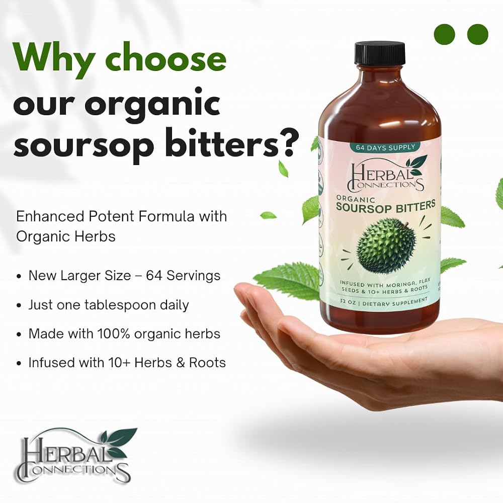 Herbal Connections Soursop Bitters Liquid - 32 Fl Oz - image 5