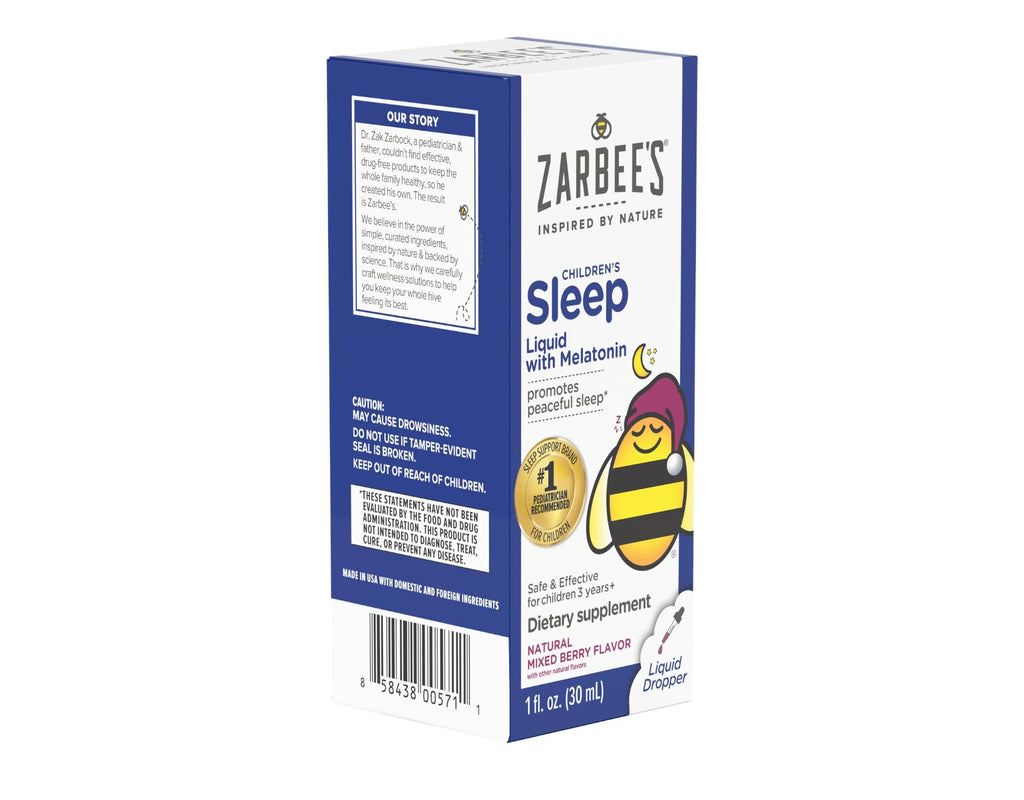 Zarbee's Naturals Children's Sleep Liquid with Melatonin - 2 oz Pack of 2 - image 6