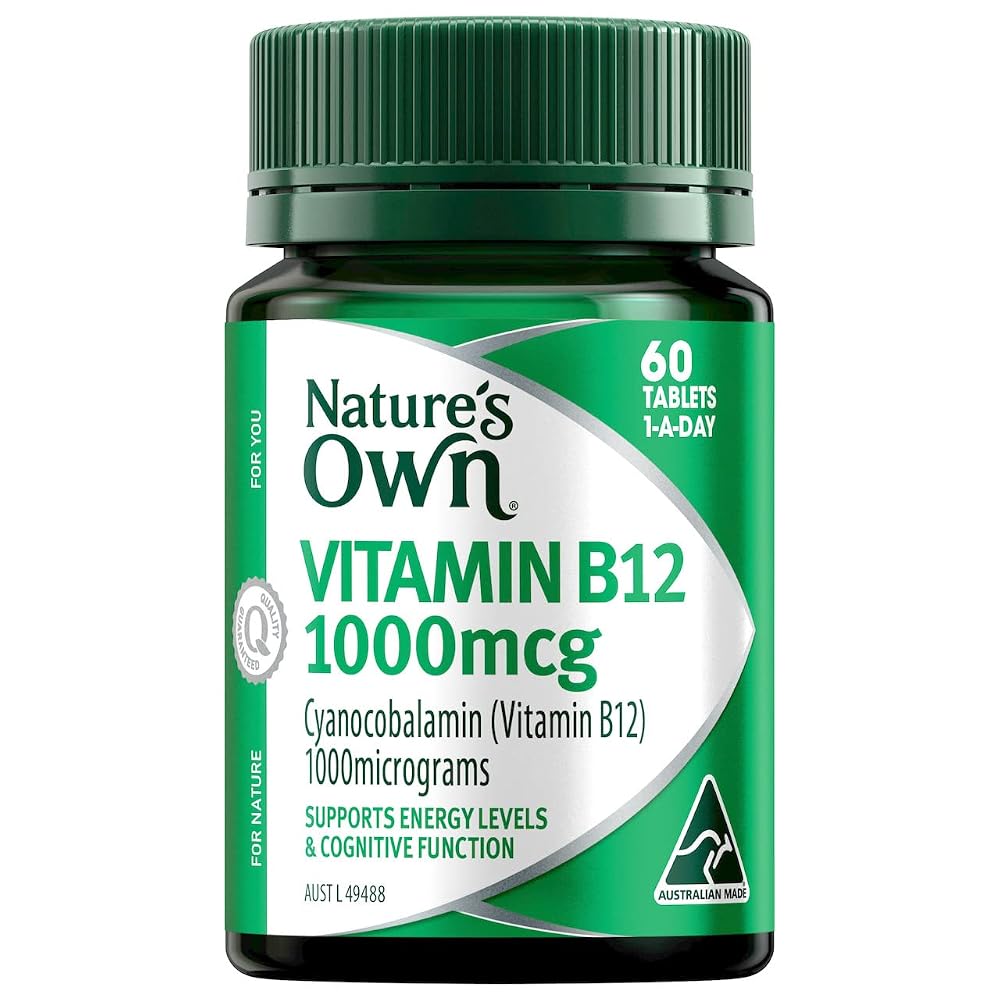 Nature's Own Vitamin B12 1000mcg - 60 Tablets