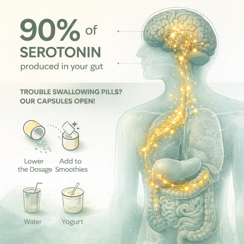 Lifted Naturals Mood Boosting Probiotic 30 Billion CFU - 60 Capsules - image 6