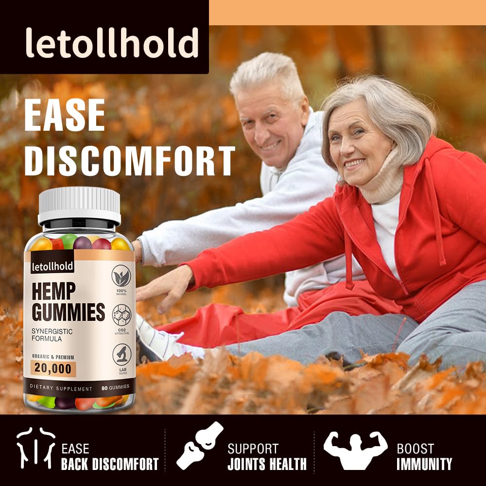 Letollhold Hemp Gummies Advanced Extra Strength - 400 Count - image 3
