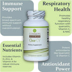Conners Clinic Clear CV Immune Support - 120 Capsules - image 4