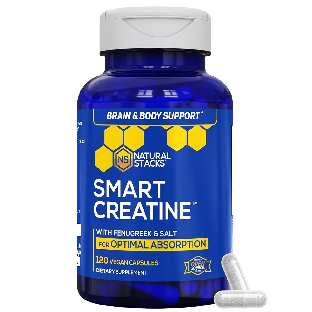 Natural Stacks Smart Creatine Monohydrate 2500mg - 120 Capsules