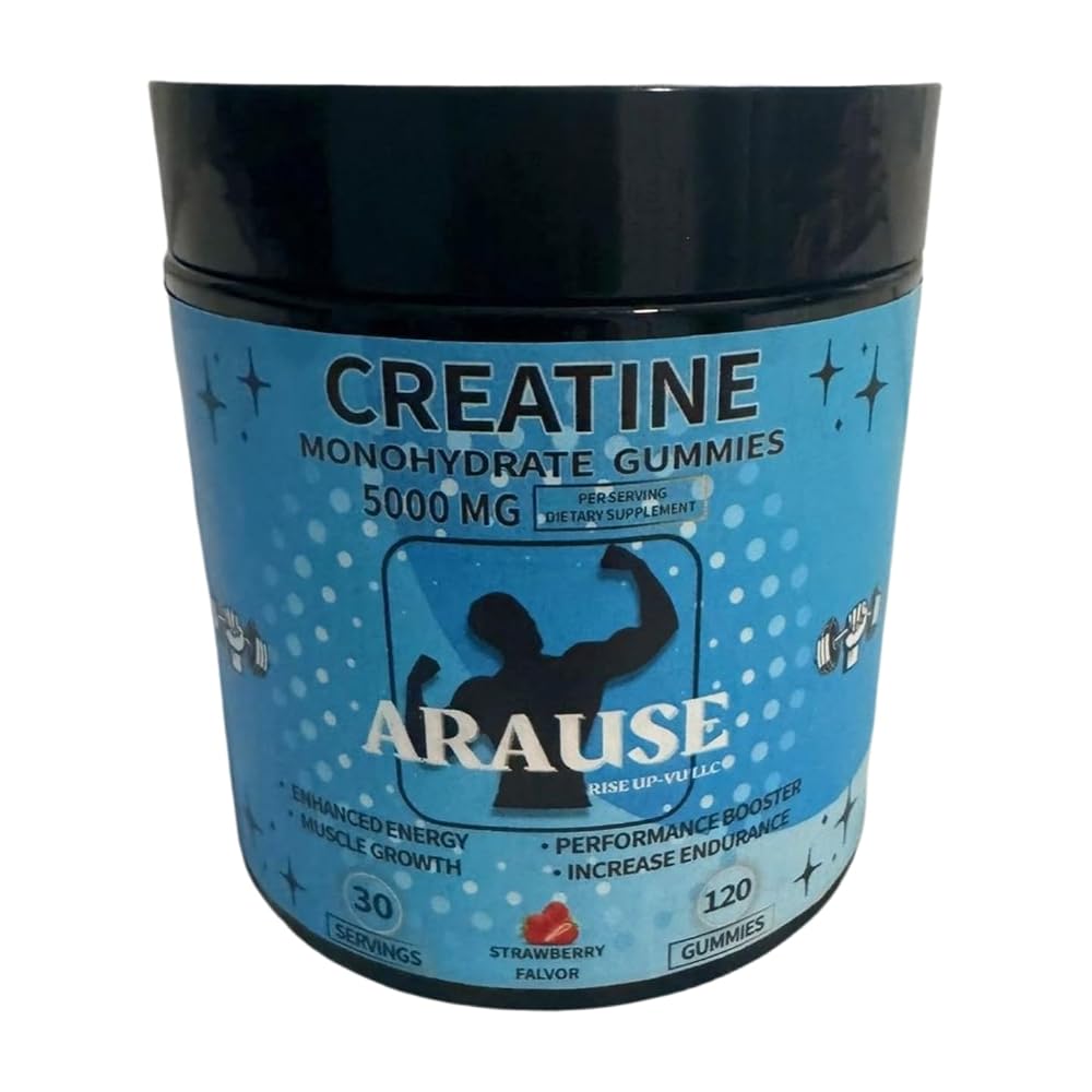 Arause Creatine Monohydrate Gummies 5000mg - 120 Count - image 5