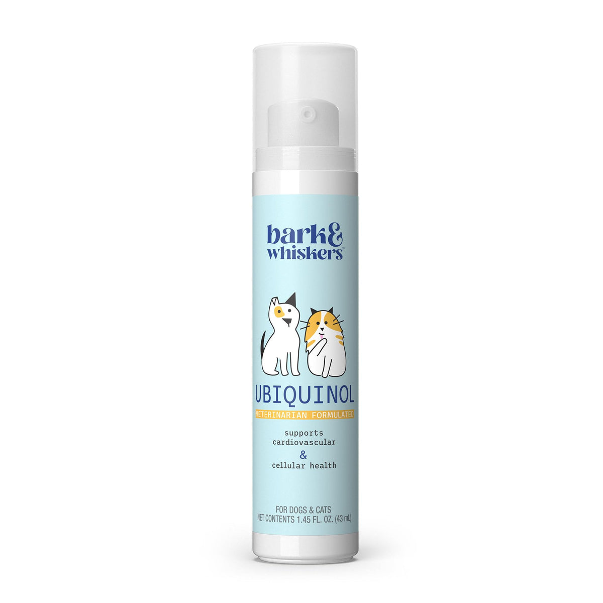 Dr. Mercola Bark & Whiskers Ubiquinol Liquid for Dogs & Cats - 1.45 oz