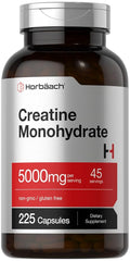 Horbäach Creatine Monohydrate 5g - 225 Capsules