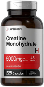 Horbäach Creatine Monohydrate 5g - 225 Capsules