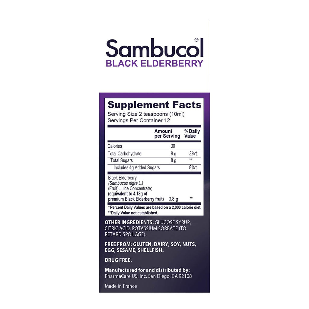 Sambucol Black Elderberry Syrup Immune Support - 4 Fl Oz - image 5