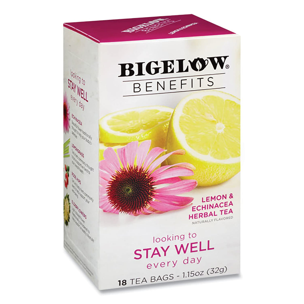 Bigelow Tea Lemon Echinacea Herbal Tea - 18 Count