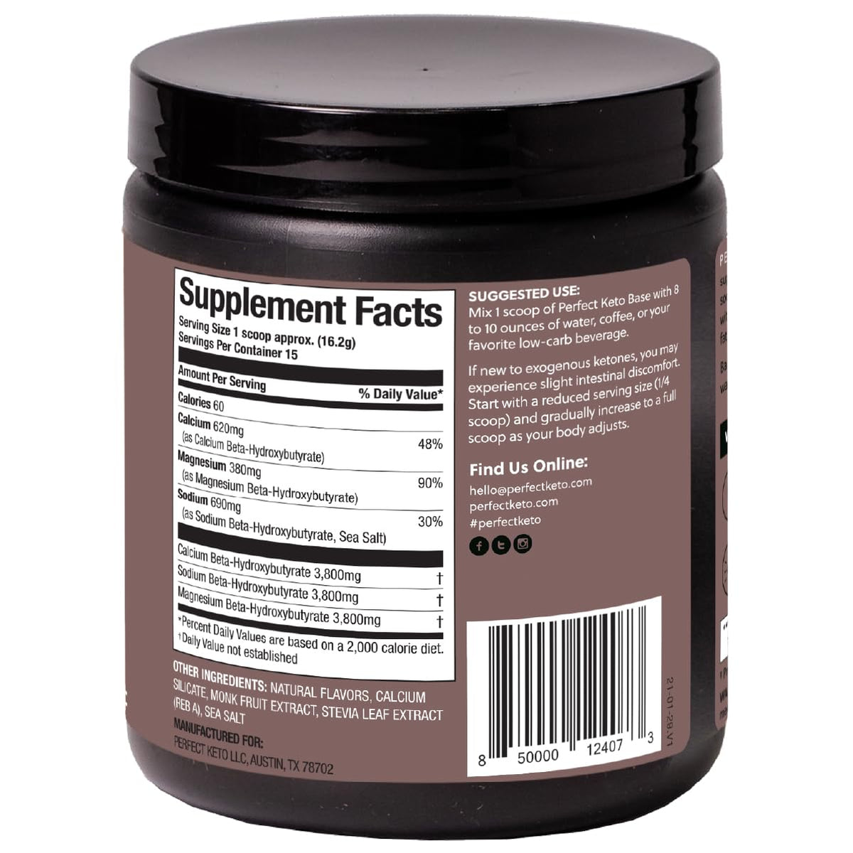 Perfect Keto Exogenous Ketones Powder