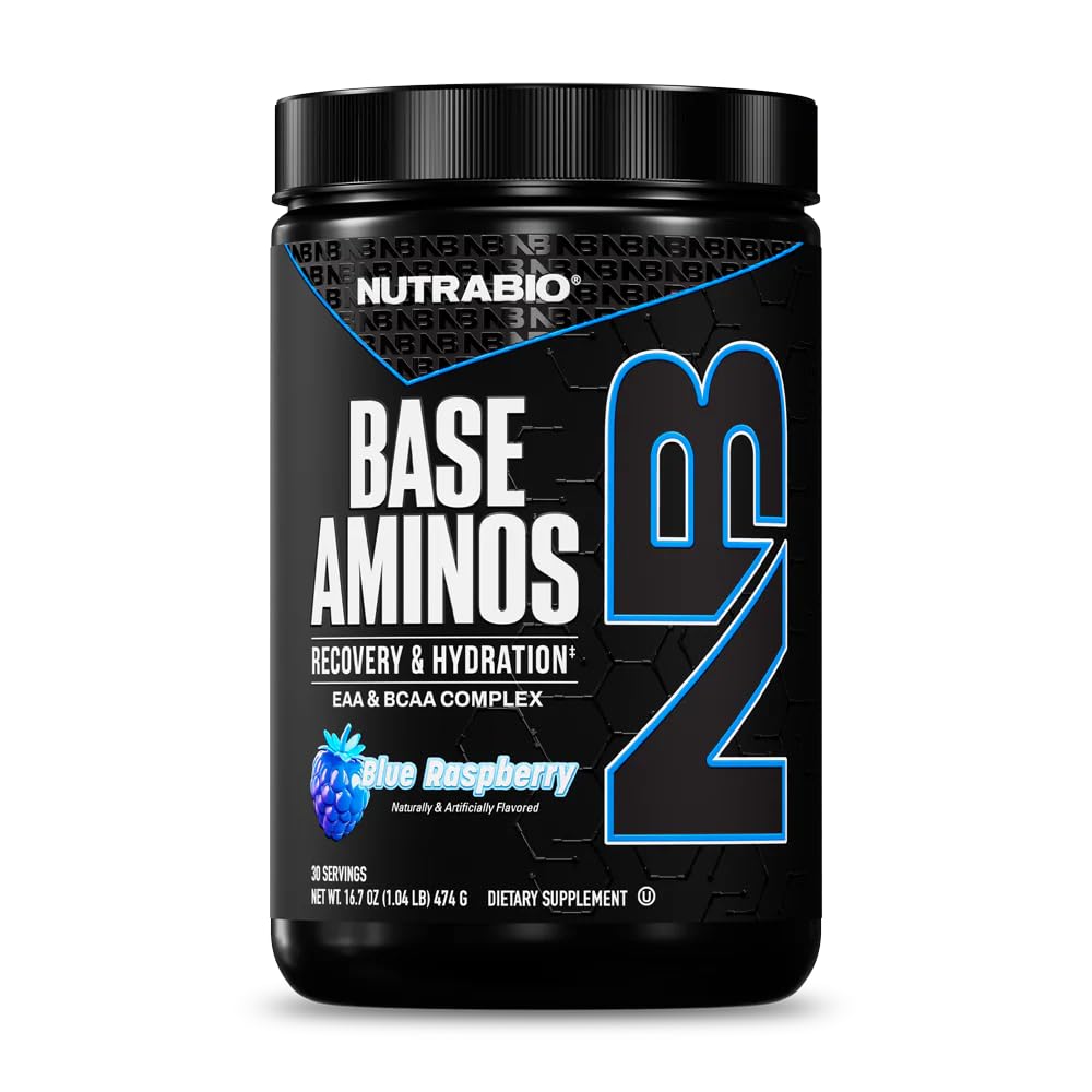 NutraBio Base Aminos EAA + BCAA Powder
